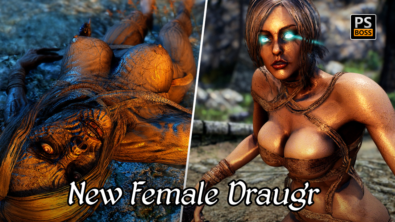 Skyrim SE. New Female Draugr