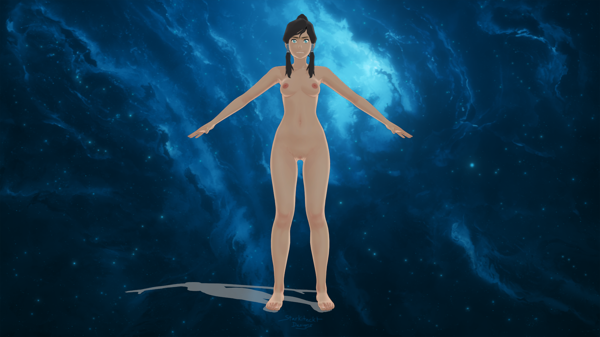 MMD Korra Nude Model