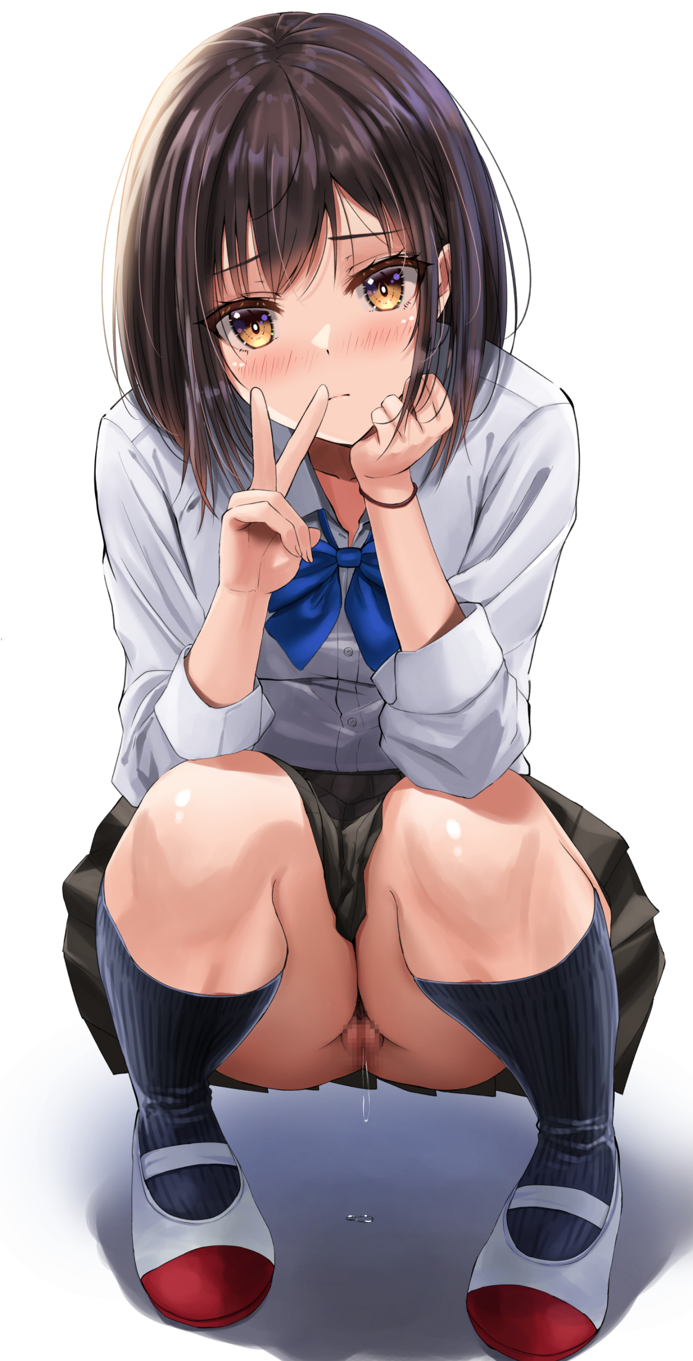 しゃがみ シミパン  from Pixiv Fanbox | Kemono