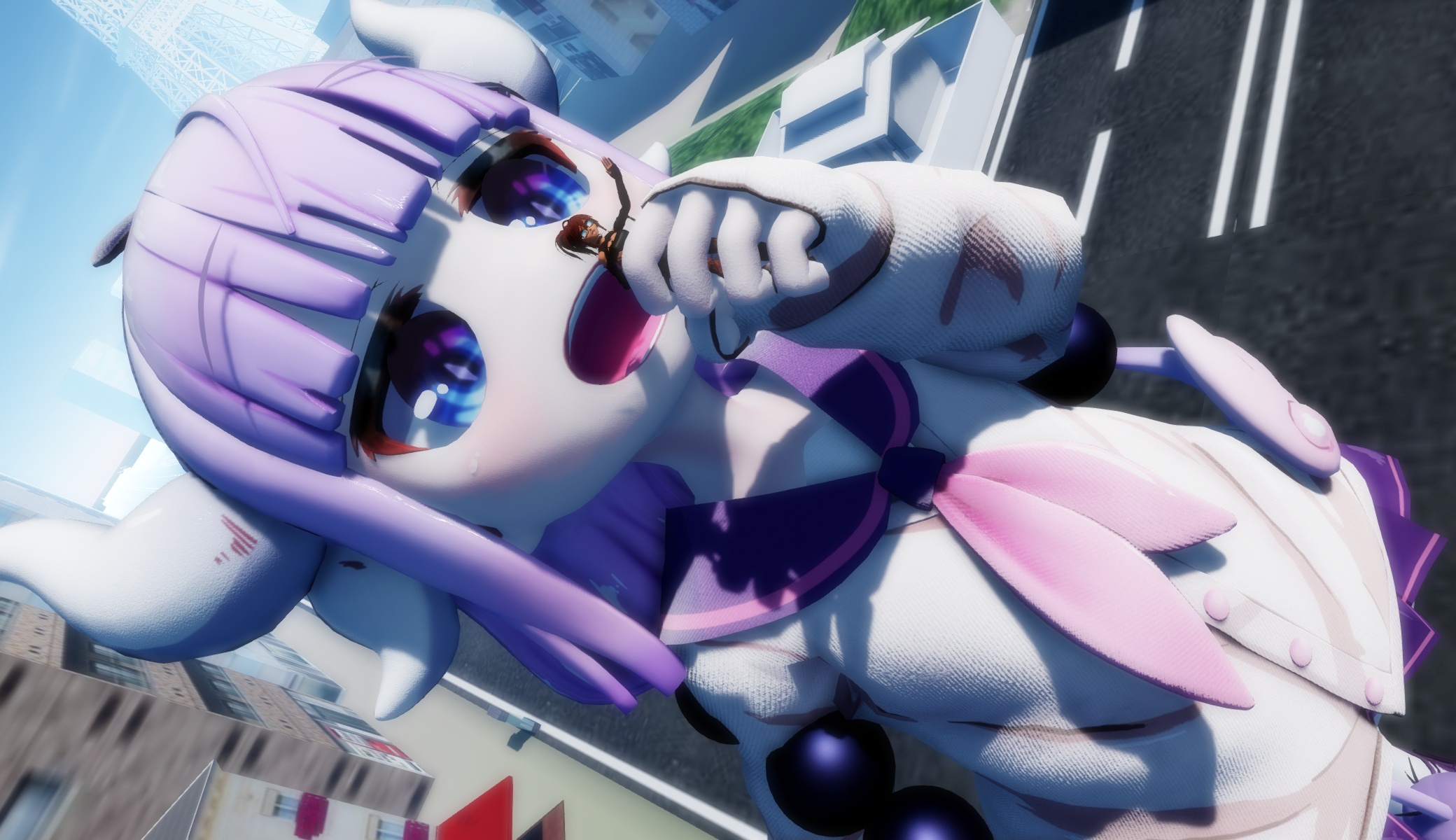 Giantess Kanna Vore (MMD)