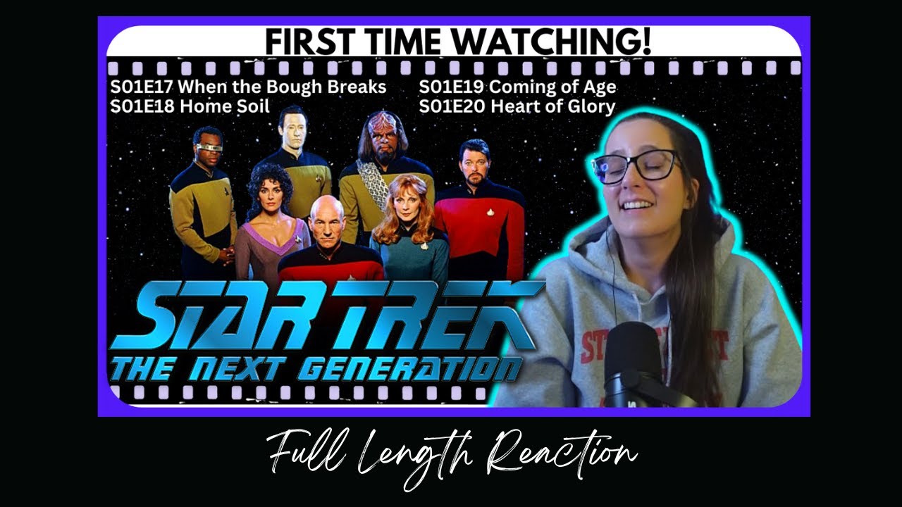 🖖Star Trek TNG S01E17 20 Full Length Reaction by jenmurray from  