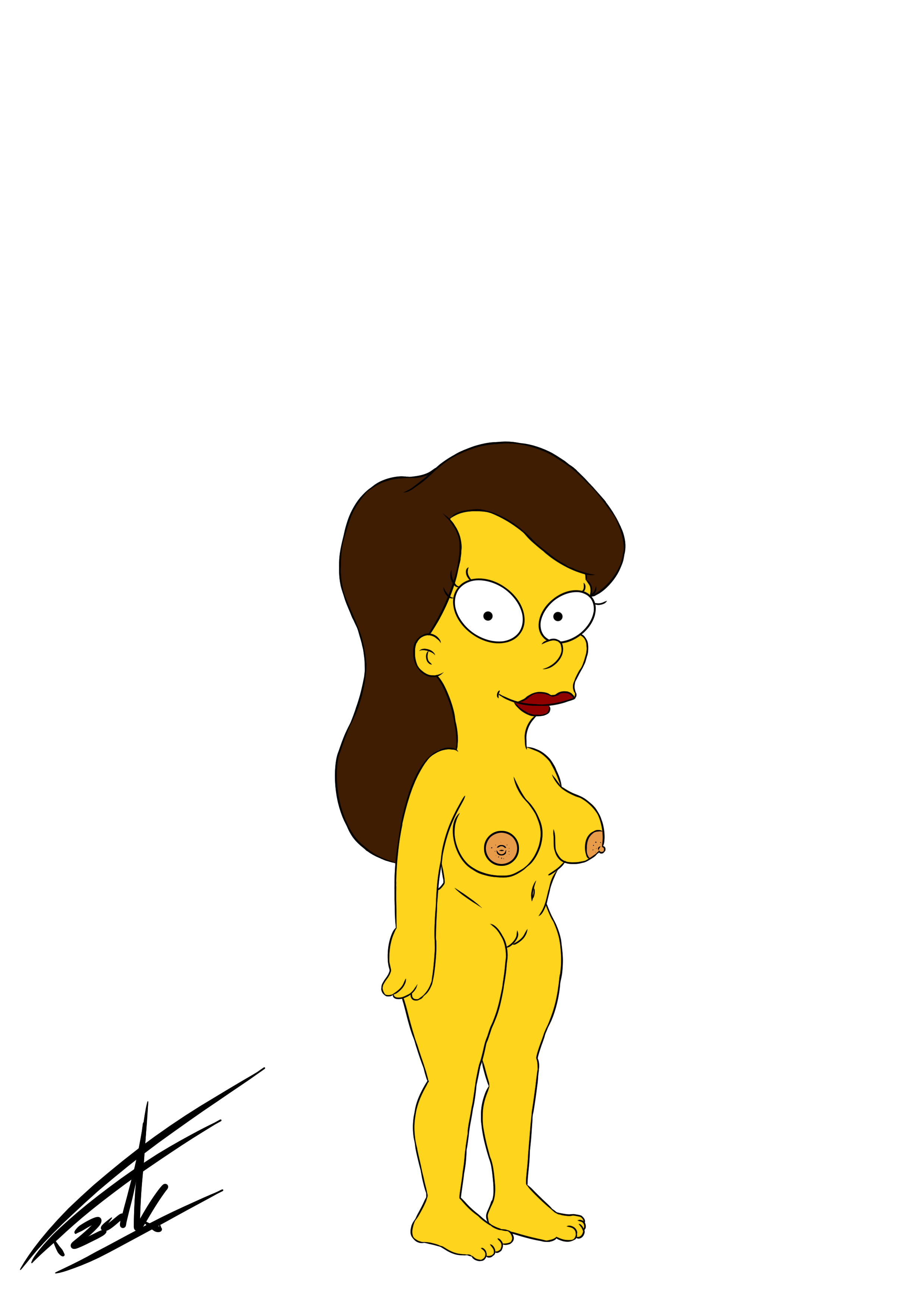 Maya Nude and Muscle (The Simpsons) FINAL