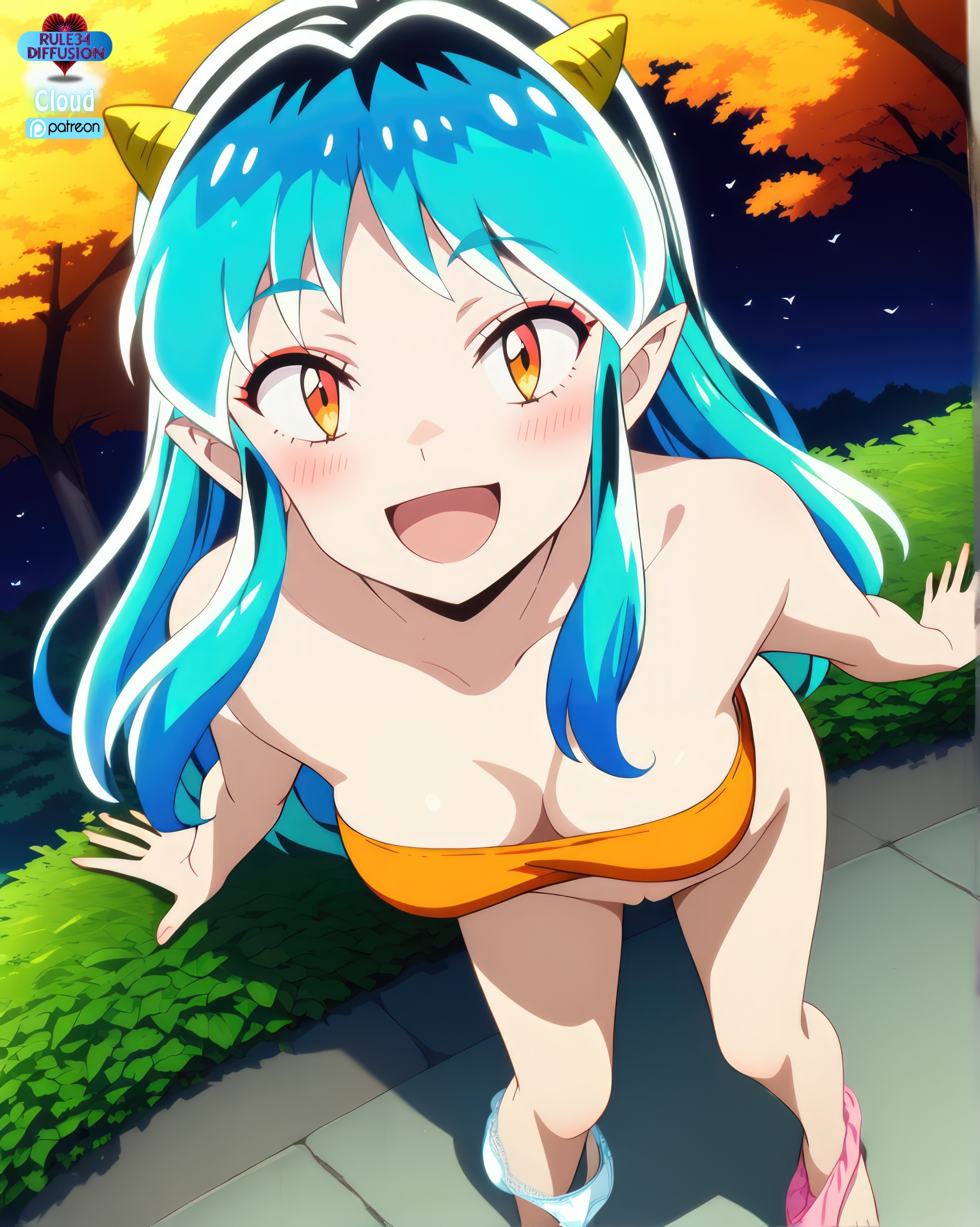 Lum of Urusei Yatsura | Sexy Poses [Gen 2]