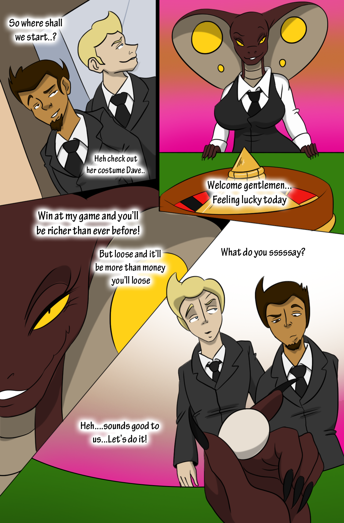 $1 - High Stakes Casino TG/TF (Full Comic)